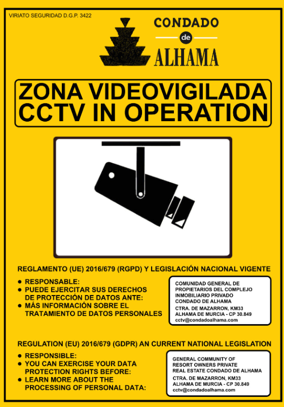 CCTV Operational across Condado de Alhama (26-07-2021)