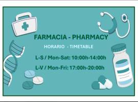 Farmacia: Nuevo Horario